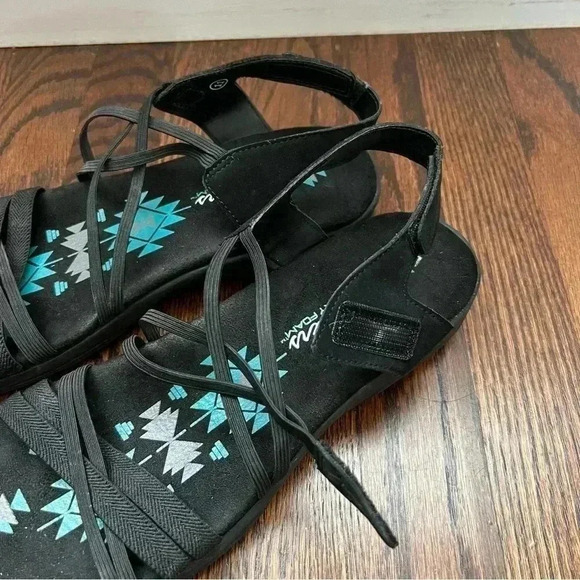 Skechers Reggae Slim Memory Foam Sandals Straps Women’s Size 11 active sports - Picture 3 of 11